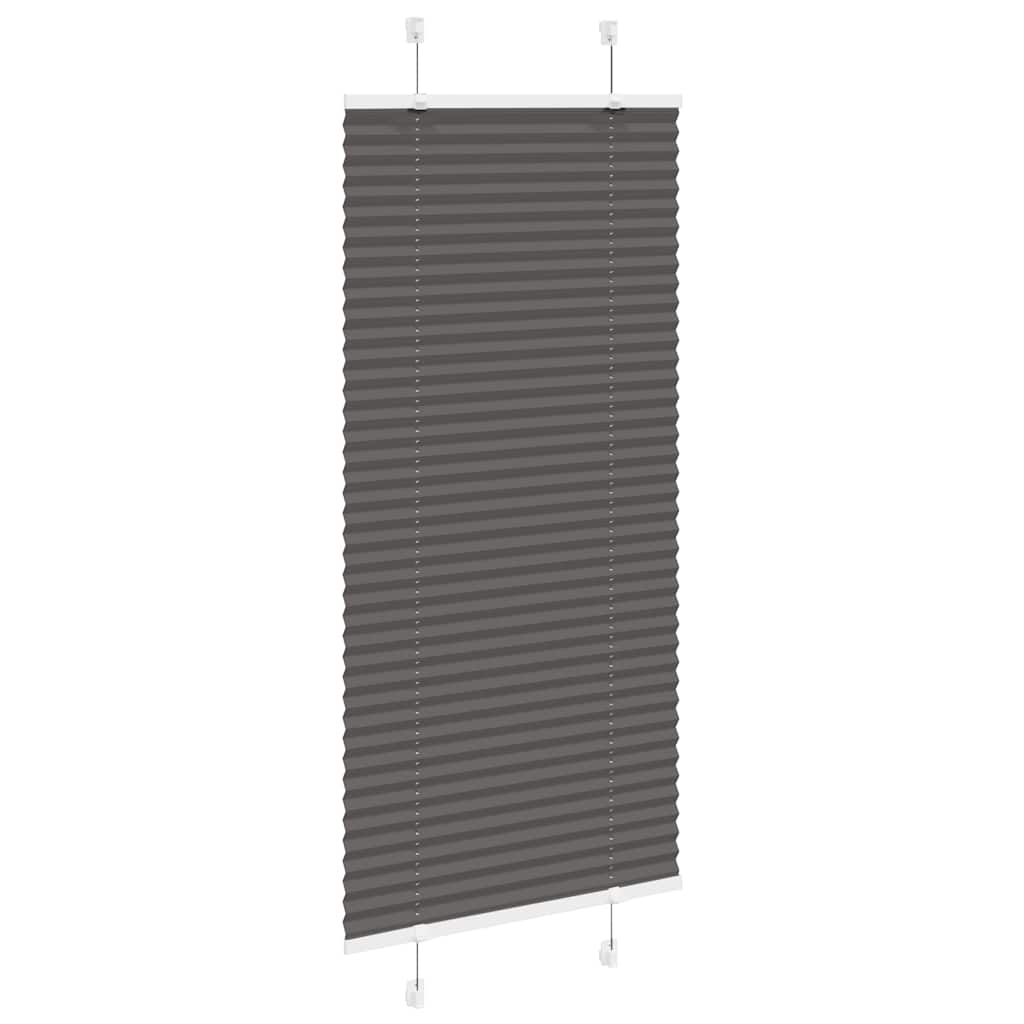 Vidaxx store enrouleur plissé 55x150 cm largeur de tissu 54,4 cm polyester noir