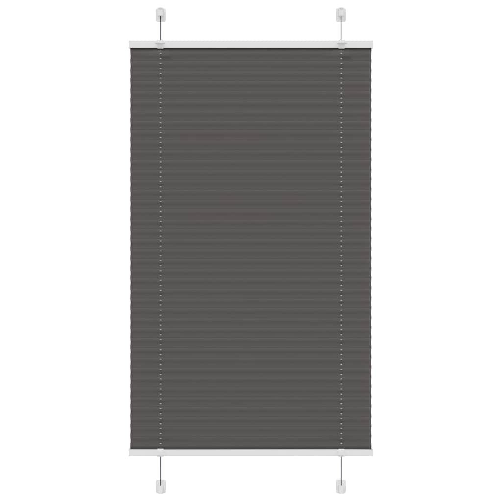 Vidaxx store enrouleur plissé 70x150 cm largeur de tissu 69,4 cm polyester noir