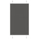 Vidaxx store enrouleur plissé 75x150 cm largeur de tissu 74,4 cm polyester noir