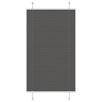 Vidaxx store enrouleur plissé 80x150 cm largeur de tissu 79,4 cm polyester noir