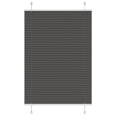 Vidaxx store enrouleur plissé 85x150 cm largeur de tissu 84,4 cm polyester noir