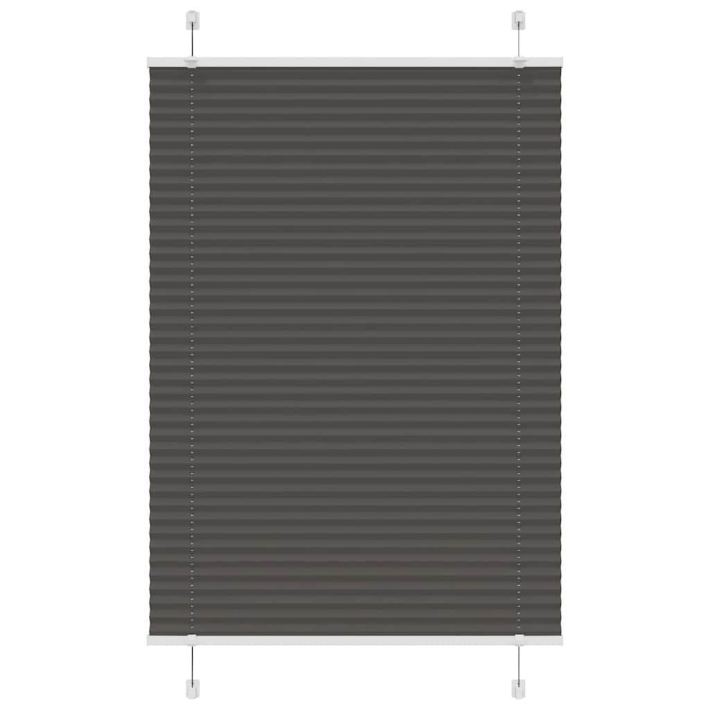 Vidaxx store enrouleur plissé 90x150 cm largeur de tissu 89,4 cm polyester noir