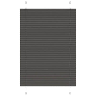 Vidaxx store enrouleur plissé 90x150 cm largeur de tissu 89,4 cm polyester noir