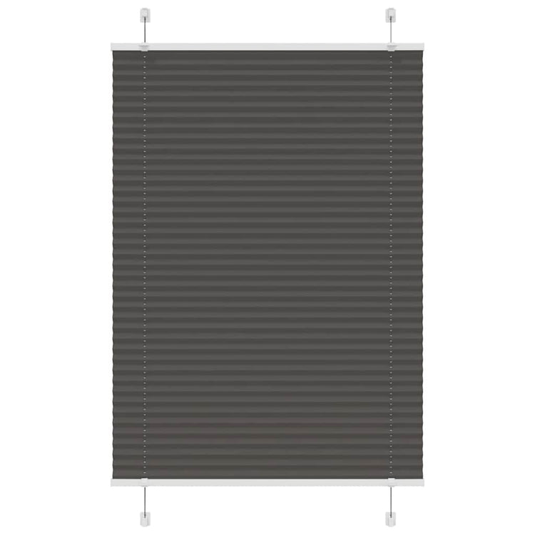 Vidaxx store enrouleur plissé 90x150 cm largeur de tissu 89,4 cm polyester noir
