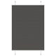 Vidaxx store enrouleur plissé 90x150 cm largeur de tissu 89,4 cm polyester noir