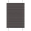 Vidaxx store enrouleur plissé 95x150 cm largeur de tissu 94,4 cm polyester noir