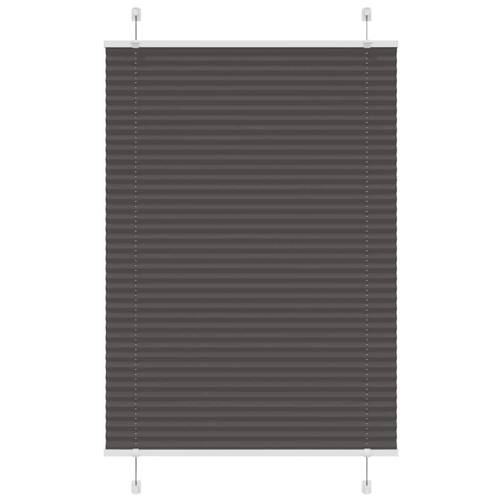 Vidaxx store enrouleur plissé 95x150 cm largeur de tissu 94,4 cm polyester noir