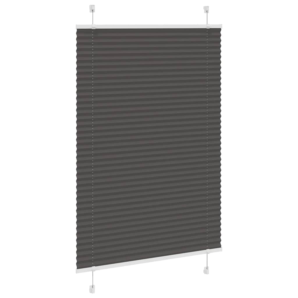 Vidaxx store enrouleur plissé 100x150 cm largeur de tissu 99,4 cm polyester noir