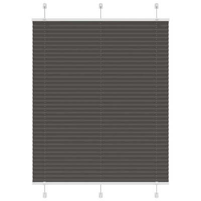 Vidaxx store enrouleur plissé 105x150cm largeur de tissu 104,4cm polyester noir