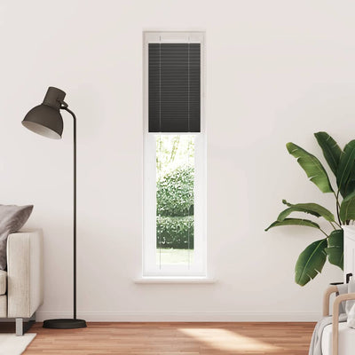 Vidaxx store enrouleur plissé 40x200 cm largeur de tissu 39,4 cm polyester noir