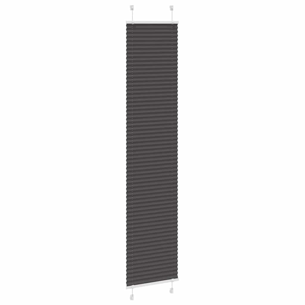 Vidaxx store enrouleur plissé 40x200 cm largeur de tissu 39,4 cm polyester noir