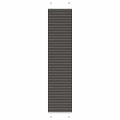 Vidaxx store enrouleur plissé 45x200 cm largeur de tissu 44,4 cm polyester noir
