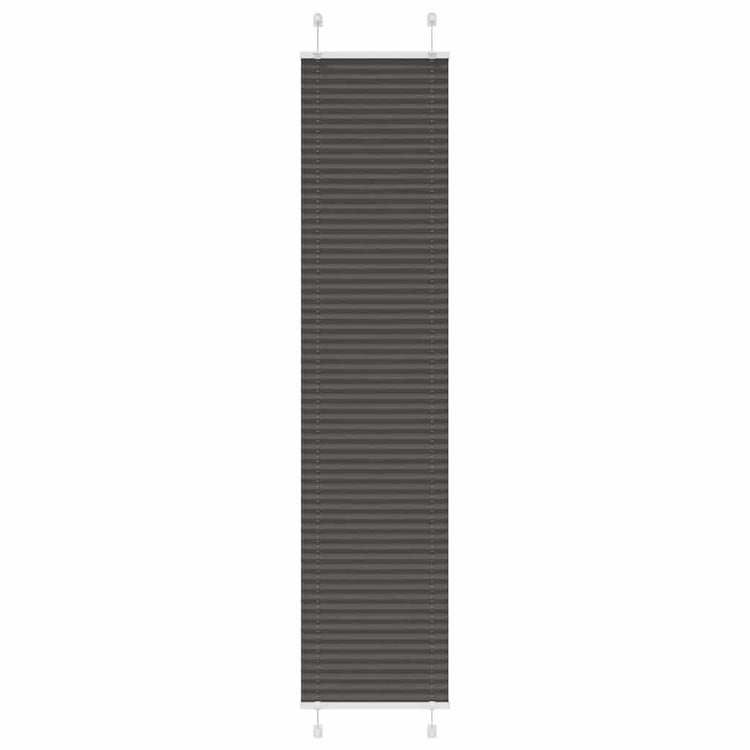 Vidaxx store enrouleur plissé 45x200 cm largeur de tissu 44,4 cm polyester noir