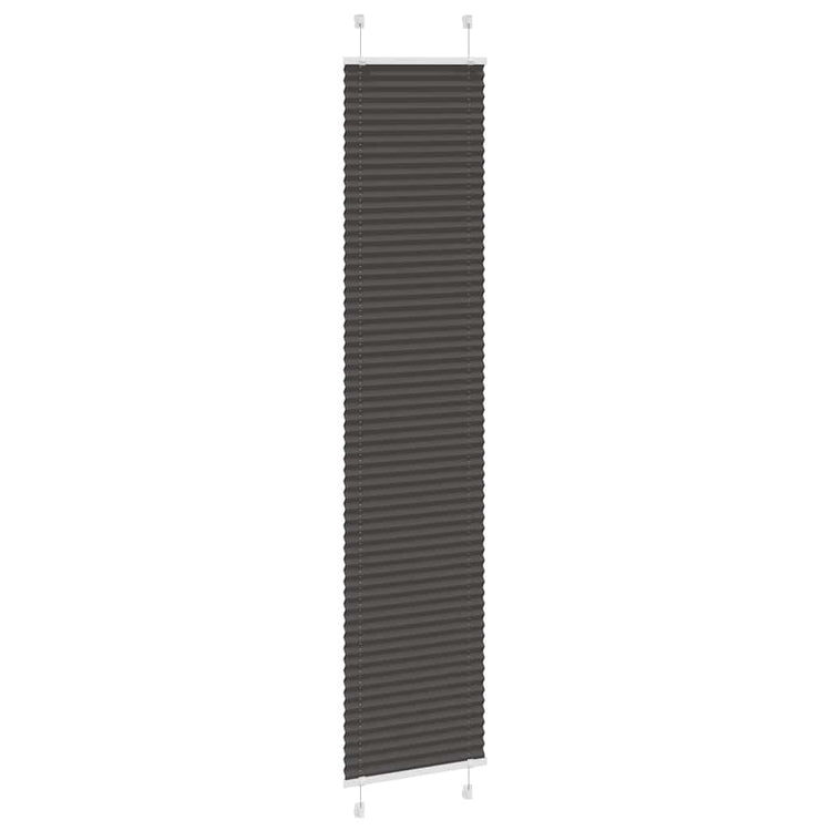 Vidaxx store enrouleur plissé 45x200 cm largeur de tissu 44,4 cm polyester noir