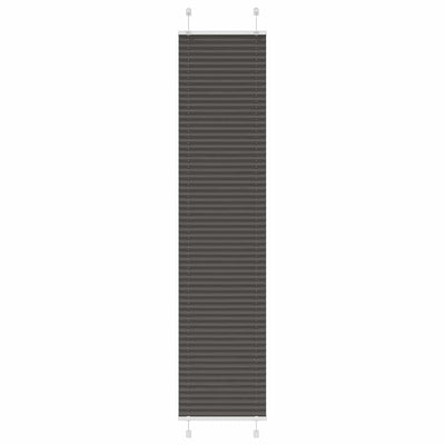 Vidaxx store enrouleur plissé 50x200 cm largeur de tissu 49,4 cm polyester noir