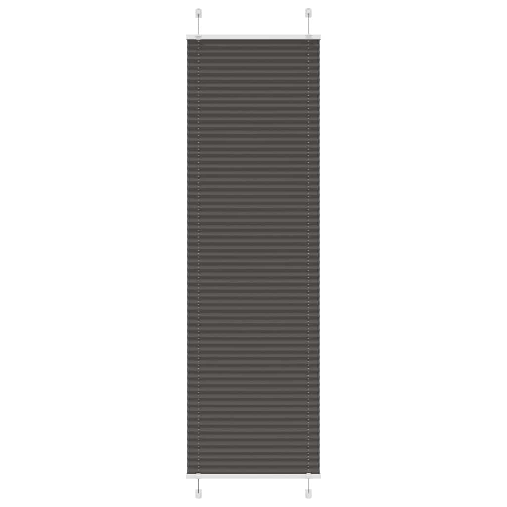 Vidaxx store enrouleur plissé 65x200 cm largeur de tissu 64,4 cm polyester noir