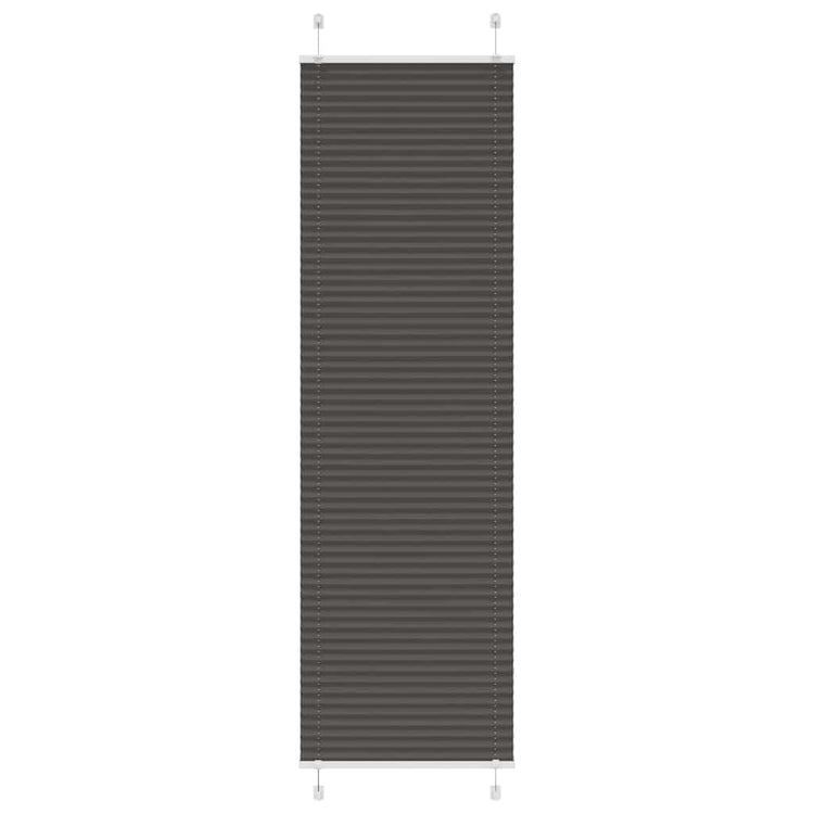 Vidaxx store enrouleur plissé 65x200 cm largeur de tissu 64,4 cm polyester noir