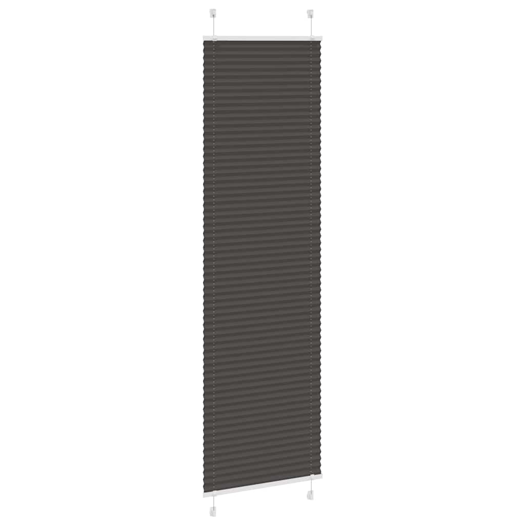Vidaxx store enrouleur plissé 65x200 cm largeur de tissu 64,4 cm polyester noir