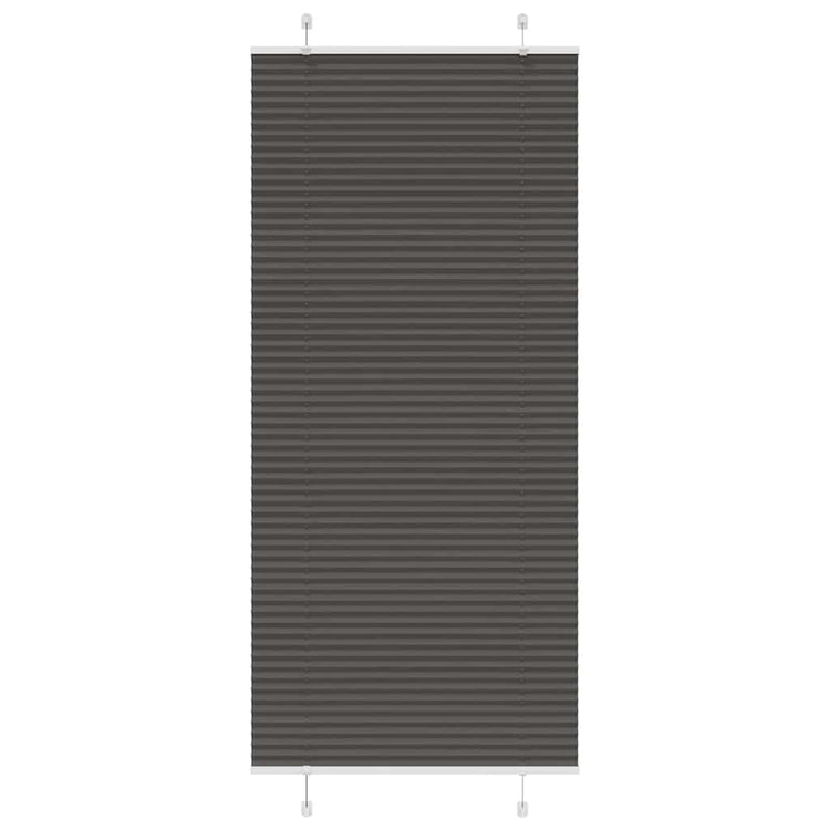 Vidaxx store enrouleur plissé 95x200 cm largeur de tissu 94,4 cm polyester noir