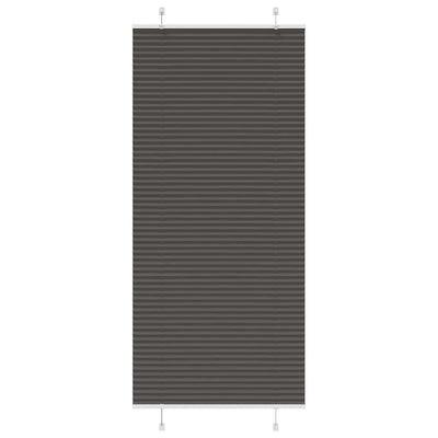 Vidaxx store enrouleur plissé 100x200 cm largeur de tissu 99,4 cm polyester noir