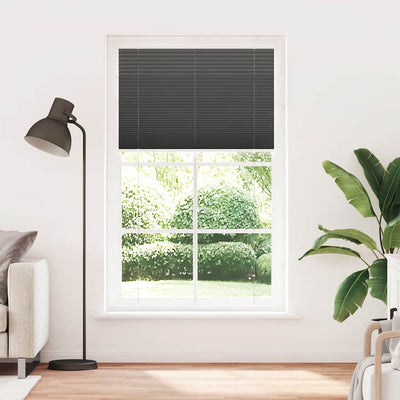 Vidaxx store enrouleur plissé 120x200cm largeur du tissu 119,4cm polyester noir