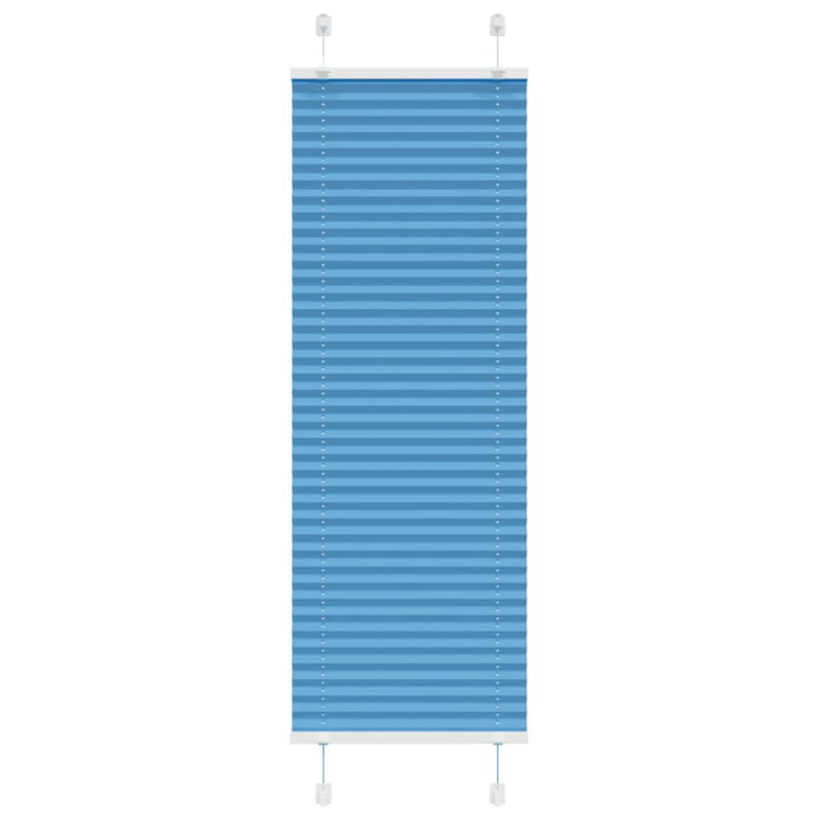 Vidaxx store enrouleur plissé 40x100 cm largeur de tissu 39,4 cm polyester bleu