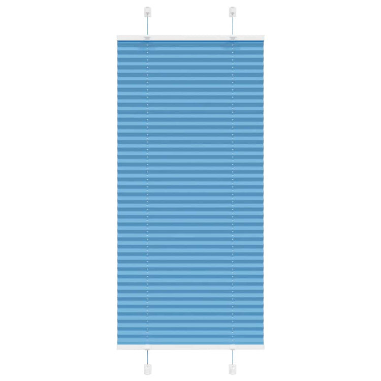 Vidaxx store enrouleur plissé 65x100 cm largeur de tissu 64,4 cm polyester bleu
