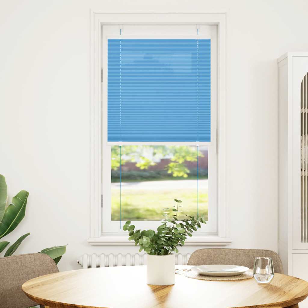Vidaxx store enrouleur plissé 65x100 cm largeur de tissu 64,4 cm polyester bleu