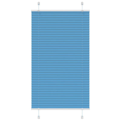 Vidaxx store enrouleur plissé 70x100 cm largeur de tissu 69,4 cm polyester bleu