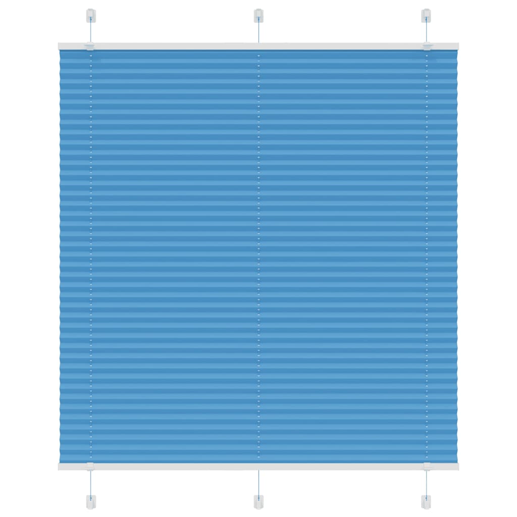 Vidaxx store enrouleur plissé 120x100cm largeur du tissu 119,4cm polyester bleu
