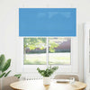 Vidaxx store enrouleur plissé 120x100cm largeur du tissu 119,4cm polyester bleu