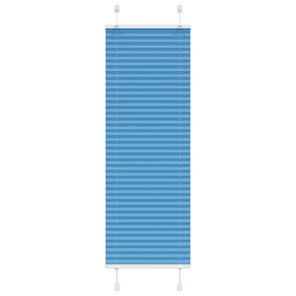 Vidaxx store enrouleur plissé 45x150 cm largeur de tissu 44,4 cm polyester bleu
