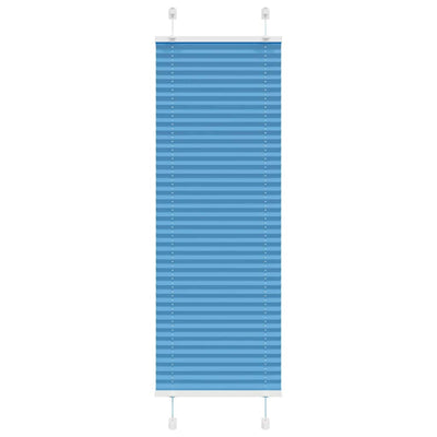 Vidaxx store enrouleur plissé 45x150 cm largeur de tissu 44,4 cm polyester bleu