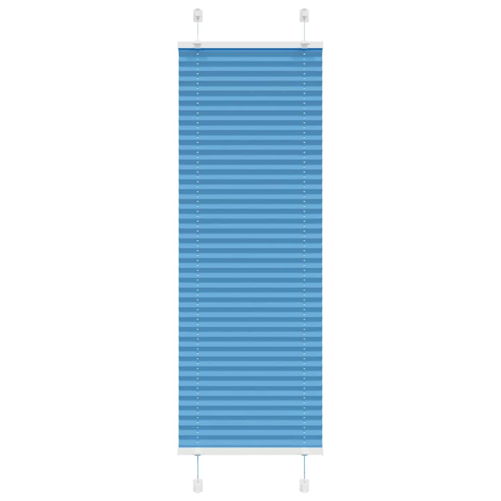 Vidaxx store enrouleur plissé 50x150 cm largeur de tissu 49,4 cm polyester bleu