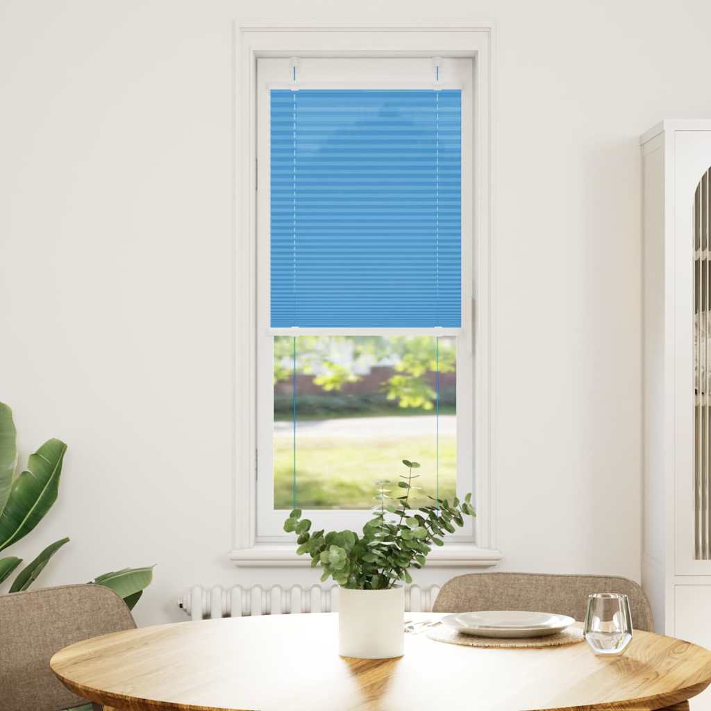 Vidaxx store enrouleur plissé 50x150 cm largeur de tissu 49,4 cm polyester bleu