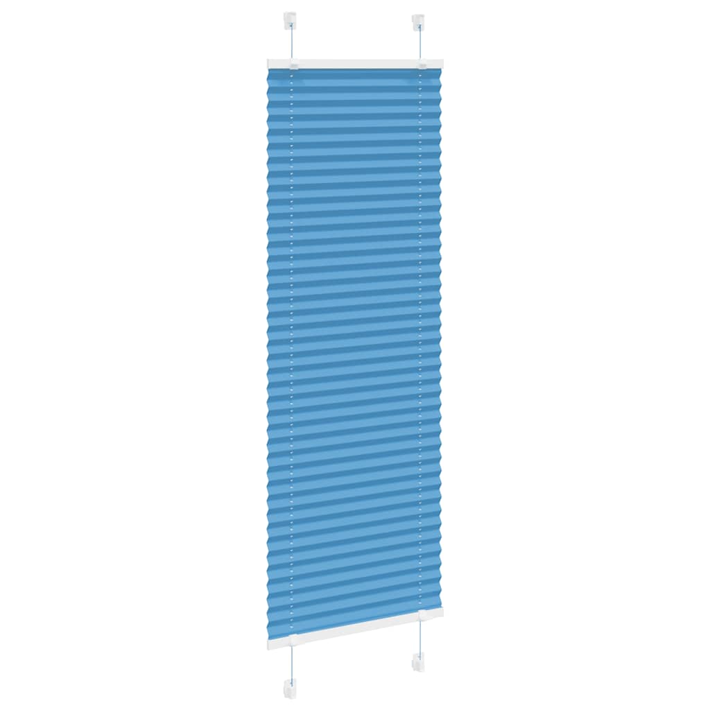 Vidaxx store enrouleur plissé 50x150 cm largeur de tissu 49,4 cm polyester bleu