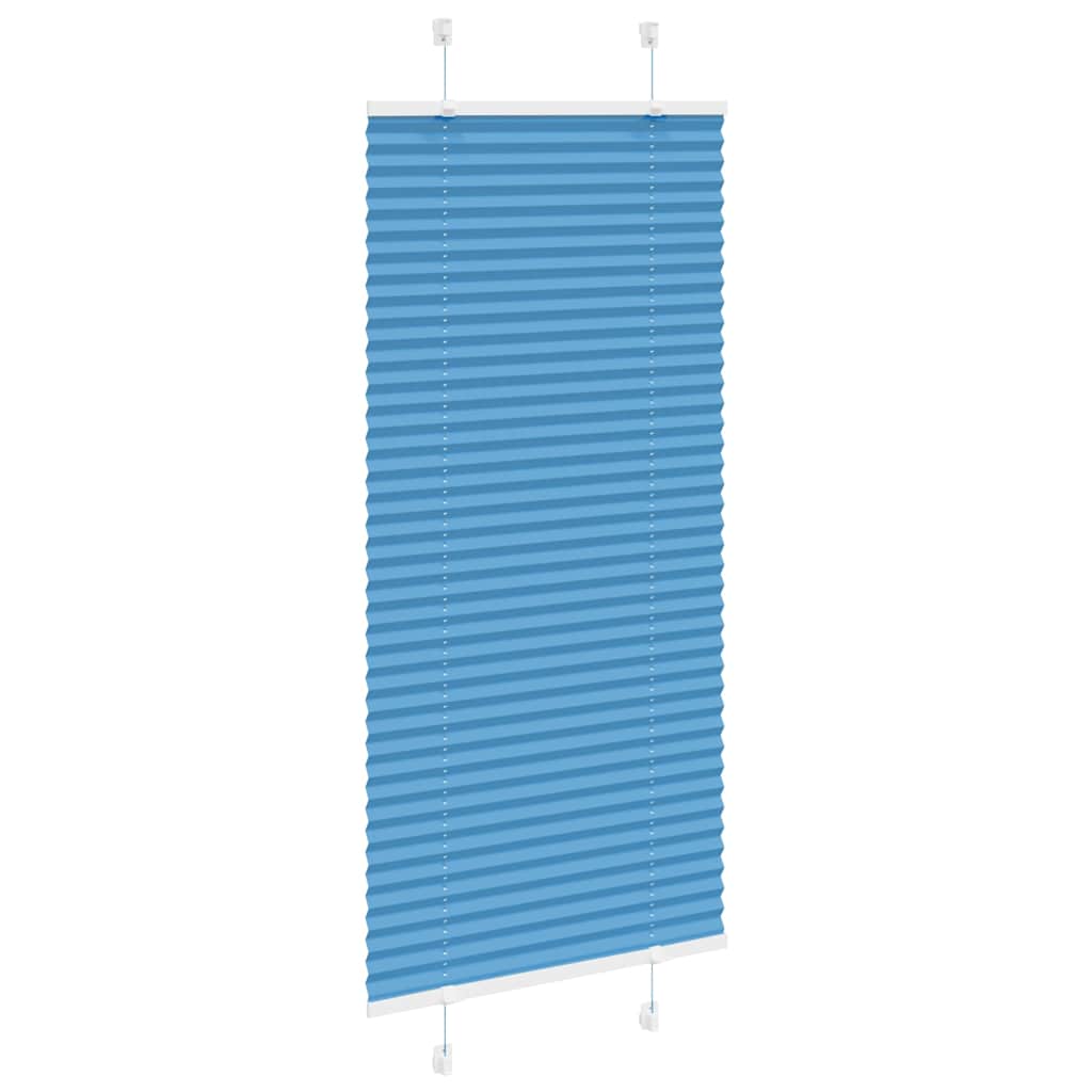 Vidaxx store enrouleur plissé 55x150 cm largeur de tissu 54,4 cm polyester bleu