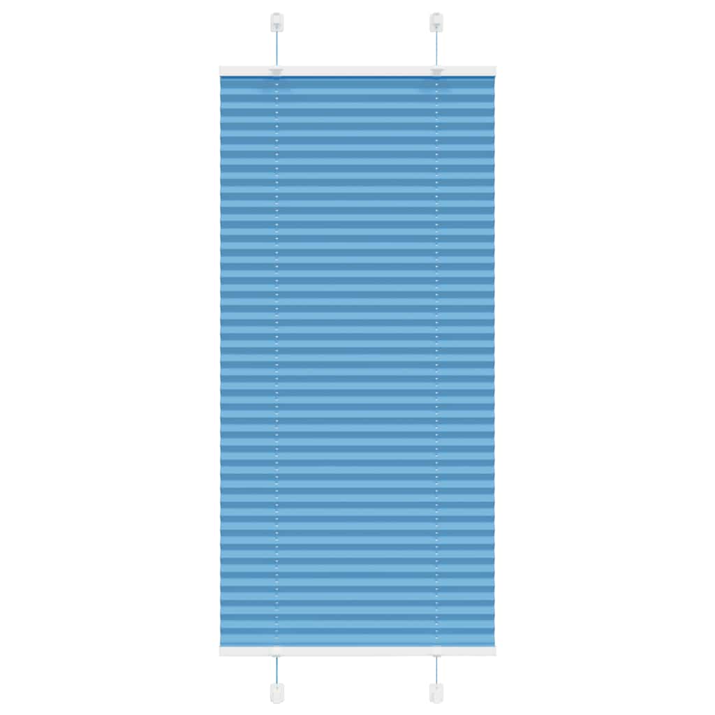 Vidaxx store enrouleur plissé 60x150 cm largeur de tissu 59,4 cm polyester bleu