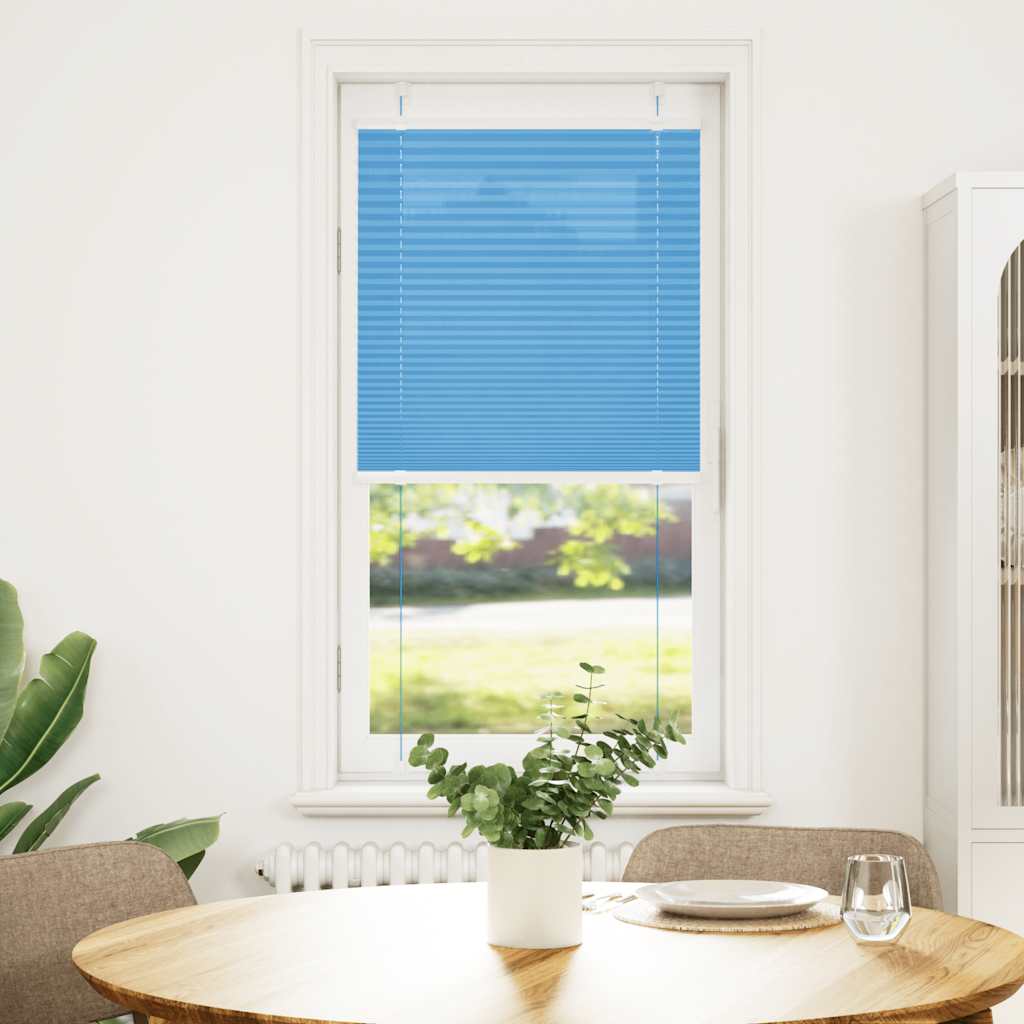 Vidaxx store enrouleur plissé 60x150 cm largeur de tissu 59,4 cm polyester bleu