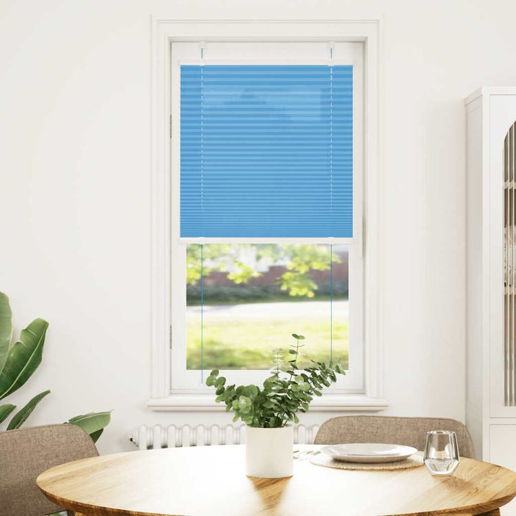 Vidaxx store enrouleur plissé 65x150 cm largeur de tissu 64,4 cm polyester bleu