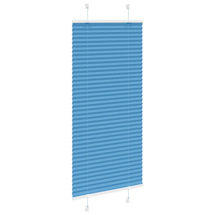 Vidaxx store enrouleur plissé 65x150 cm largeur de tissu 64,4 cm polyester bleu