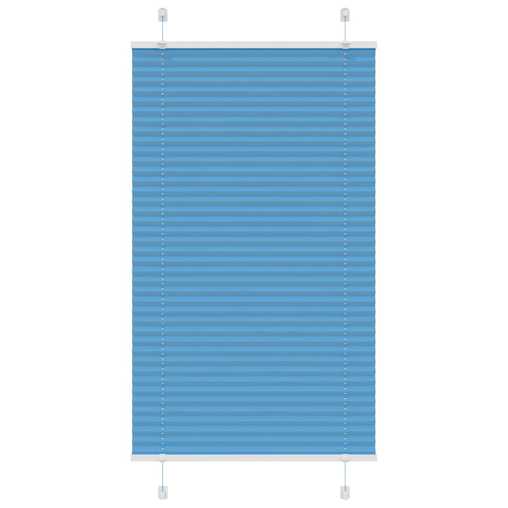 Vidaxx store enrouleur plissé 70x150 cm largeur de tissu 69,4 cm polyester bleu