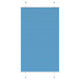 Vidaxx store enrouleur plissé 75x150 cm largeur de tissu 74,4 cm polyester bleu