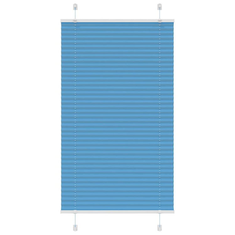 Vidaxx store enrouleur plissé 80x150 cm largeur de tissu 79,4 cm polyester bleu