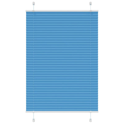 Vidaxx store enrouleur plissé 100x150 cm largeur de tissu 99,4 cm polyester bleu