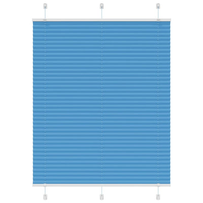 Vidaxx store enrouleur plissé 110x150cm largeur du tissu 109,4cm polyester bleu