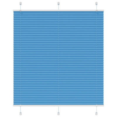 Vidaxx store enrouleur plissé 115x150cm largeur du tissu 114,4cm polyester bleu