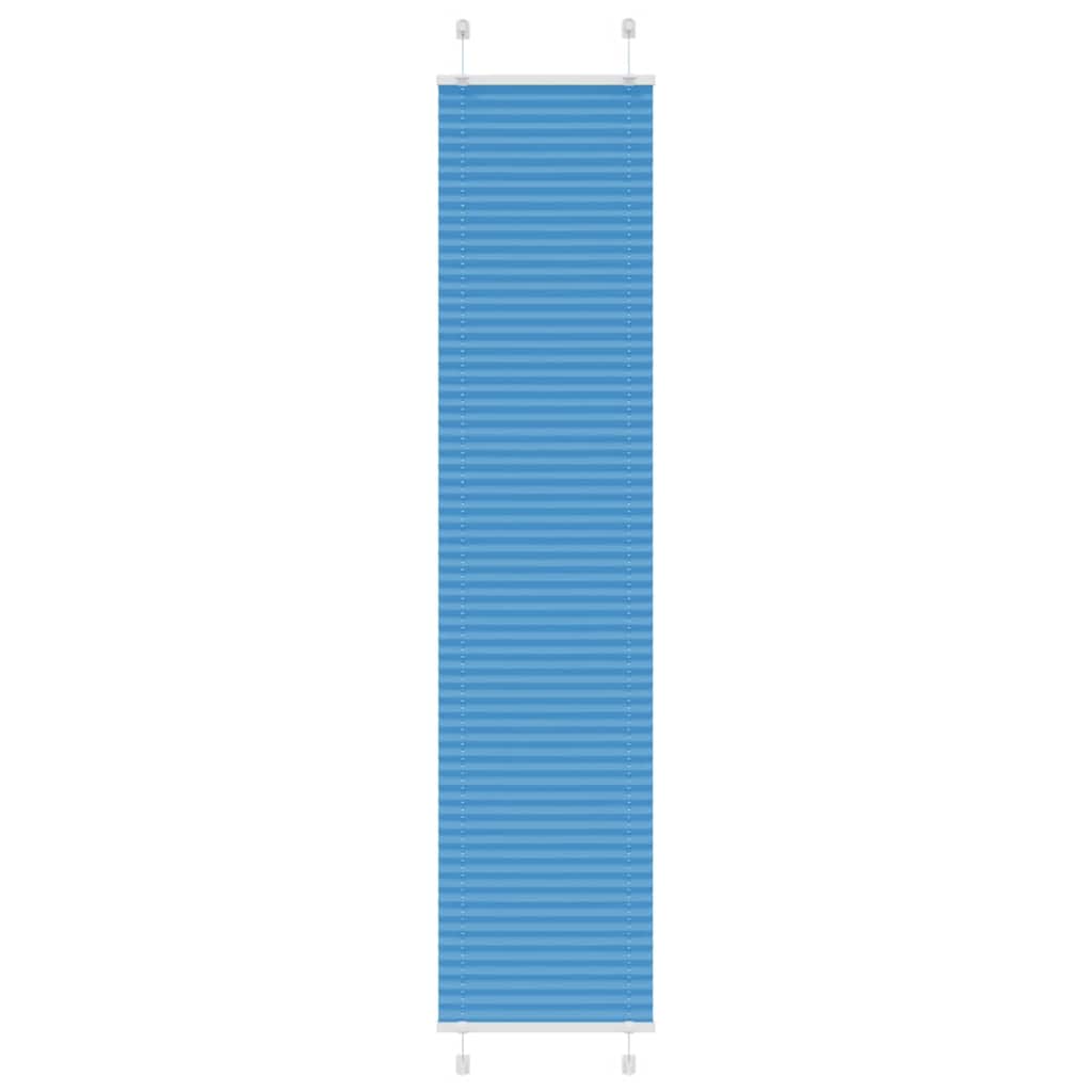 Vidaxx store enrouleur plissé 40x200 cm largeur de tissu 39,4 cm polyester bleu
