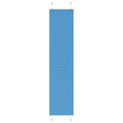 Vidaxx store enrouleur plissé 40x200 cm largeur de tissu 39,4 cm polyester bleu