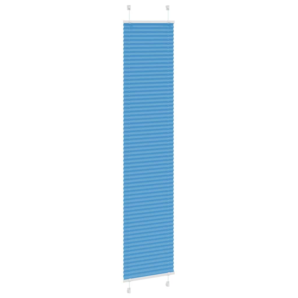 Vidaxx store enrouleur plissé 40x200 cm largeur de tissu 39,4 cm polyester bleu